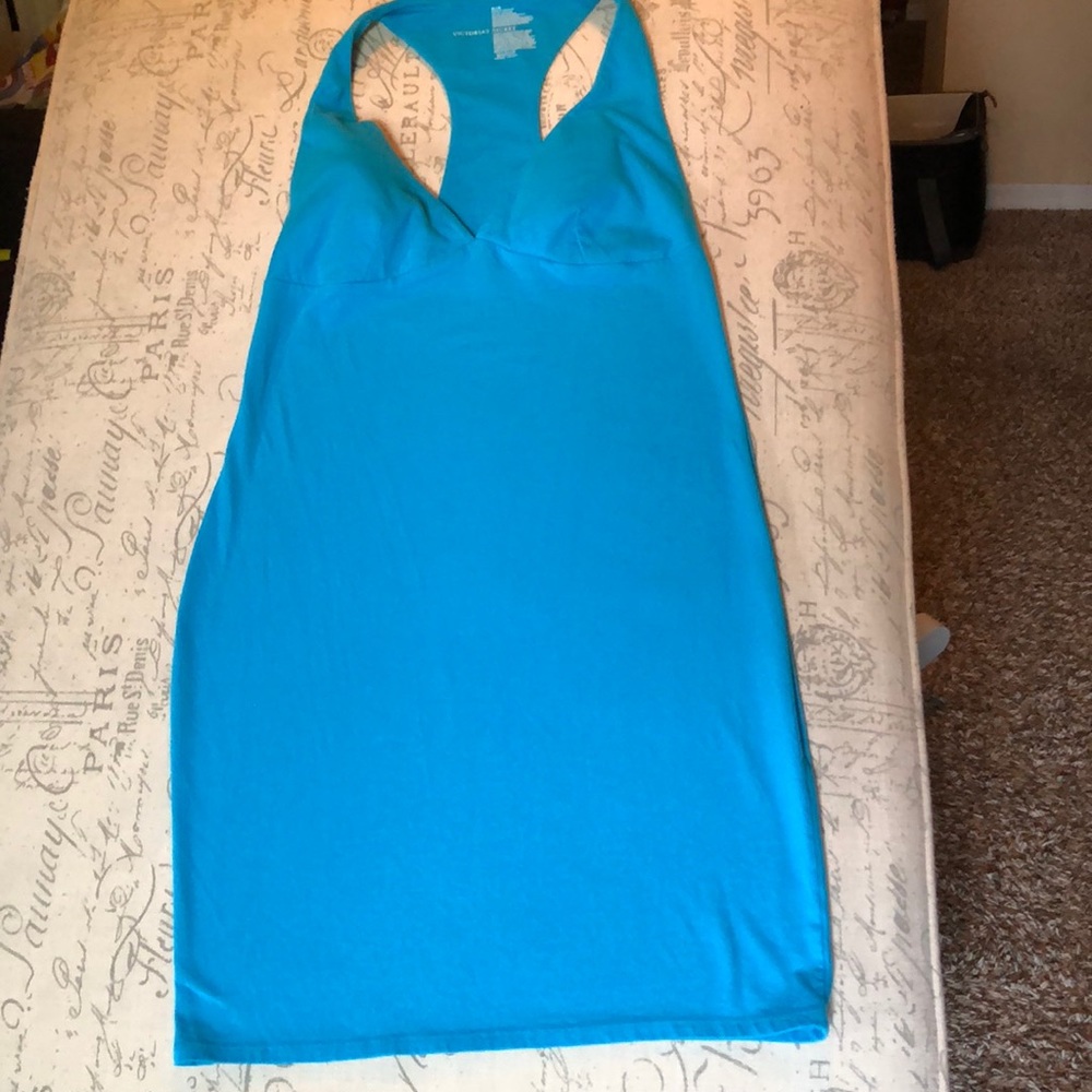 Blue VS mini dress